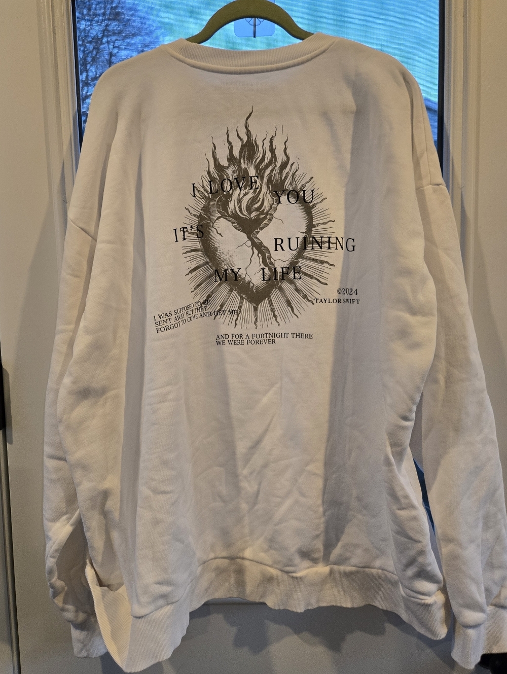 The Tortured Poets Department Graphic Sweatshirt 3XL XXXL Taylor Swift Unisex - Picture 3 of 8